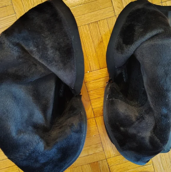 SALE 🔥 BRASKA Elegant Black Knee-High Women's Boots - SIZE 39 - Picture 4 of 5